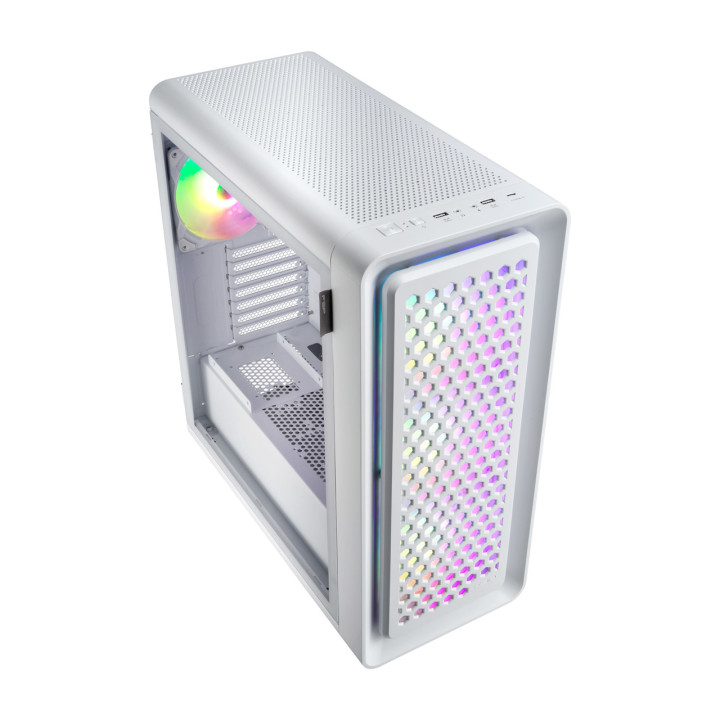 FSP CUT593P - ULTRA TOWER/SANS ALIM/E-ATX - BLANC 