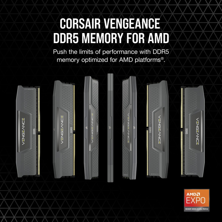 CORSAIR CMK32GX5M2B6000Z30 (2X16GO DDR5 6000 PC48000) 