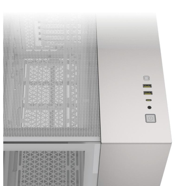 CORSAIR 2500X BLANC/ALUMINIUM - MT/SANSALIM/MATX 