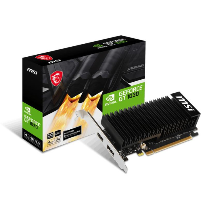 MSI GEFORCE GT 1030 4GHD4 LP OC - GT1030/4GO/HDMI/DP 