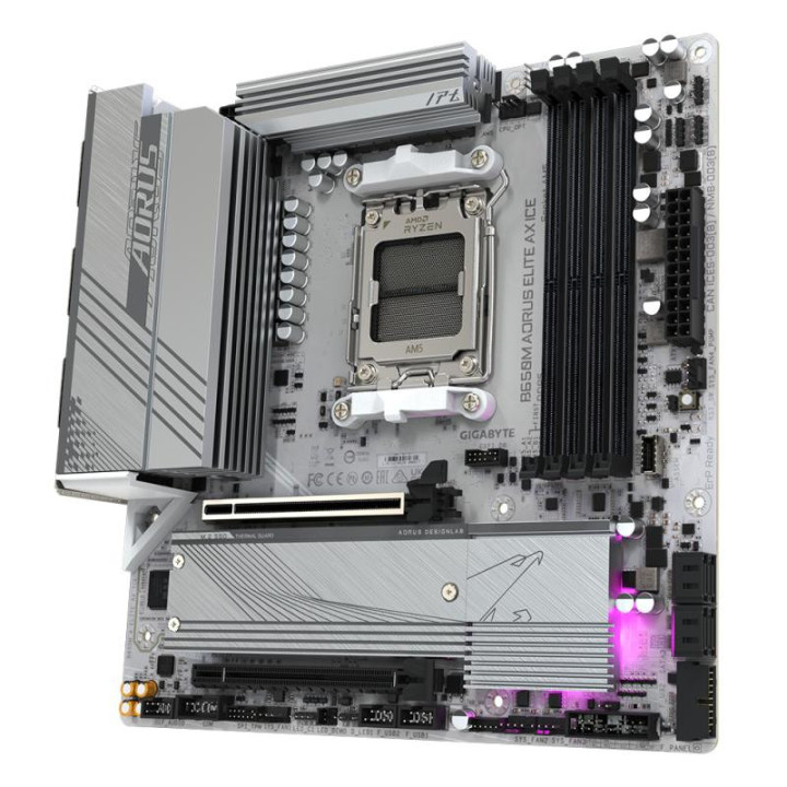 GIGABYTE GIGABYTE B650M A ELITE AX ICE - B650/AM5/DDR5/MATX 