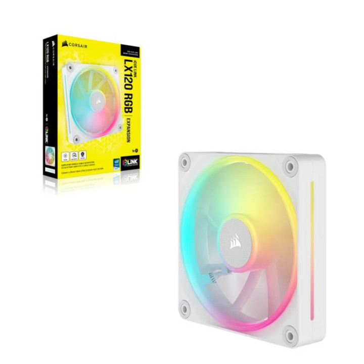 CORSAIR ICUE LINK LX120 RGB - BLANC 