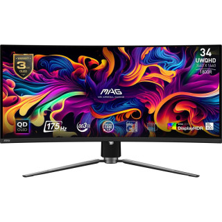 MSI MAG 34 CURVE QD-OLED UWQHD/175HZ/0.03MS/USB-C## 