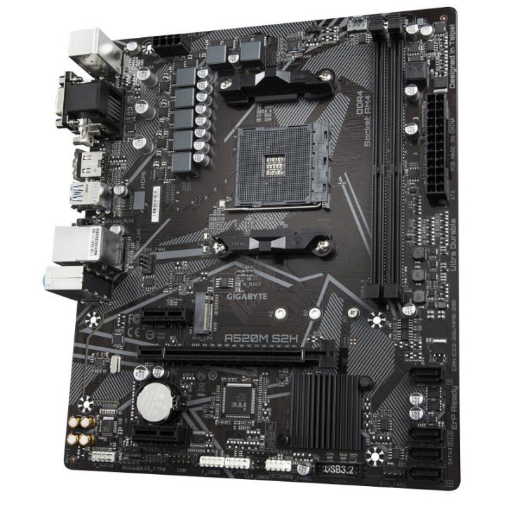 GIGABYTE A520M S2H - A520/AM4/MATX 