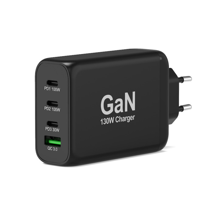 PORT POWER SUPPLY 130 W - TYPE C & A GAN - EU 