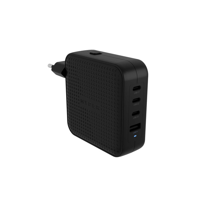 HYPER HYPERJUICE CHARGEUR VOYAGE 4 PORTS/100W/NOIR 