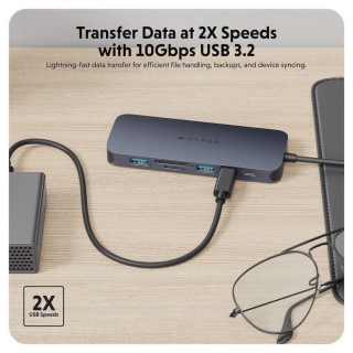 HYPER HYPERJUICE CHARGEUR VOYAGE 3 PORTS/70W/NOIR 