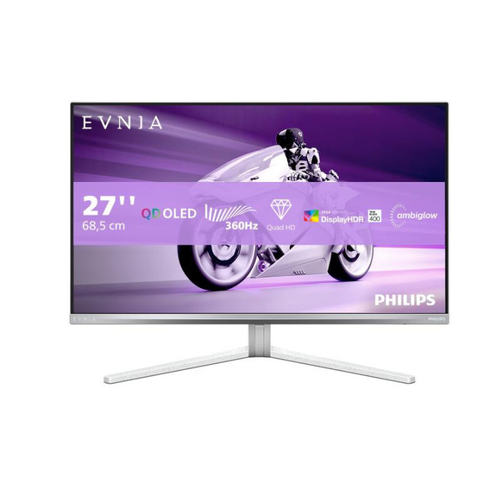 PHILIPS EVNIA 27 QD-OLED QHD 360HZ/0.03M/AMBIGLOW/G-SYNC 