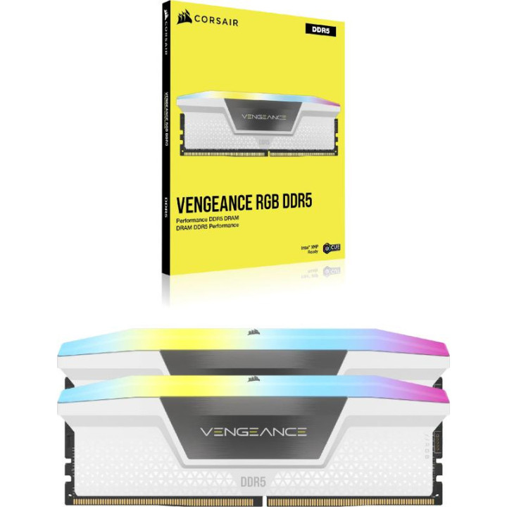 CORSAIR CMH32GX5M2B6000Z30W (2X16GO DDR5 6000 PC5-48000) 