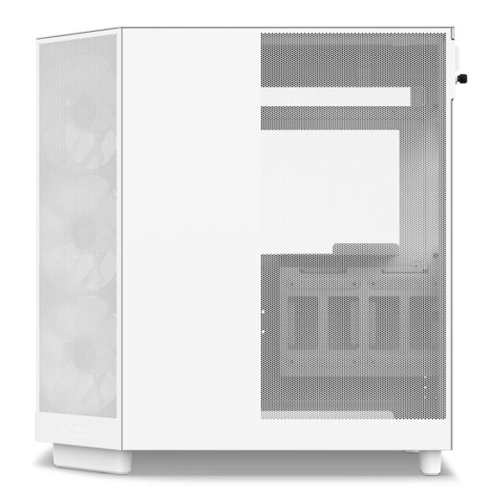 NZXT H6 FLOW RGB BLANC - MT/SANS ALIM/ATX 