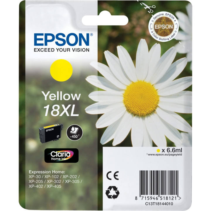 EPSON CARTOUCHE T1814 XL JAUNE 