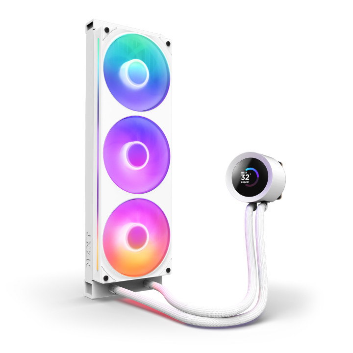NZXT KRAKEN PLUS 360 RGB - 360MM - BLANC 