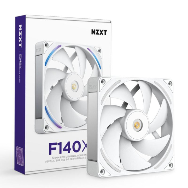 NZXT F140X RGB - 140MM - BLANC 
