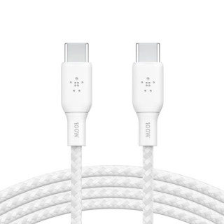 BELKIN CABLE USB-C VERS USB-C - 2M - 100W - BLANC# 