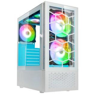 Kolink OBSERVATORY MX GLASS ARGB BLANC - MT/SANS ALIM/ATX