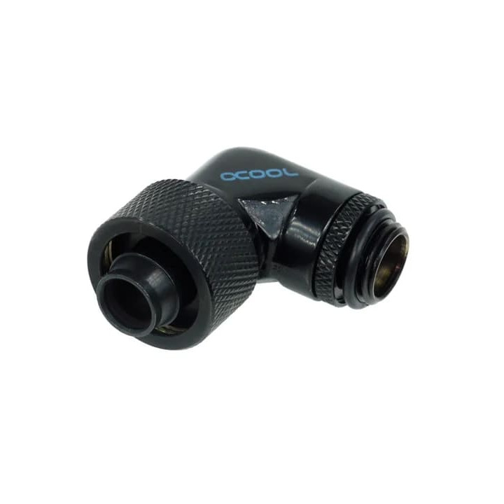 Alphacool HF 16/10 SCREW-ON NOZZLE 90A ROTATABLE G1/4 BLACK