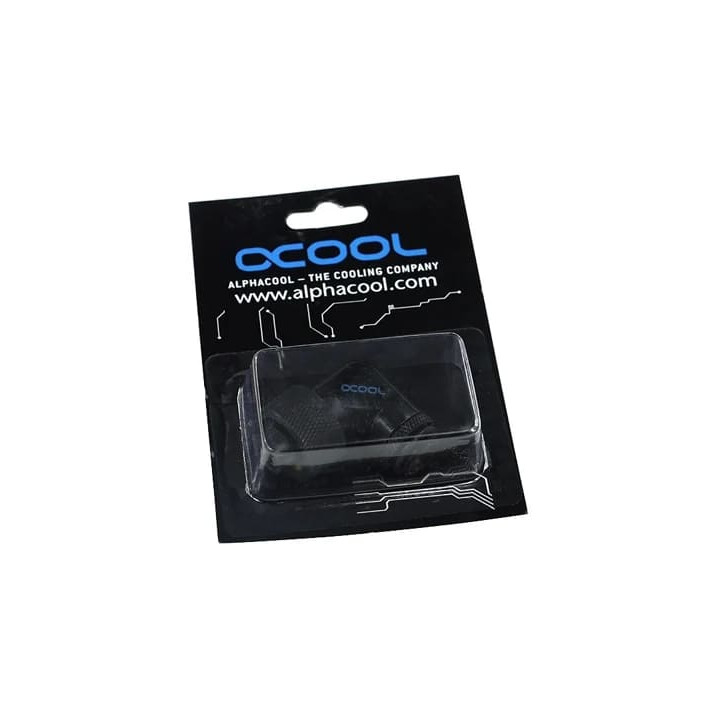 Alphacool HF 16/10 SCREW-ON NOZZLE 90A ROTATABLE G1/4 BLACK
