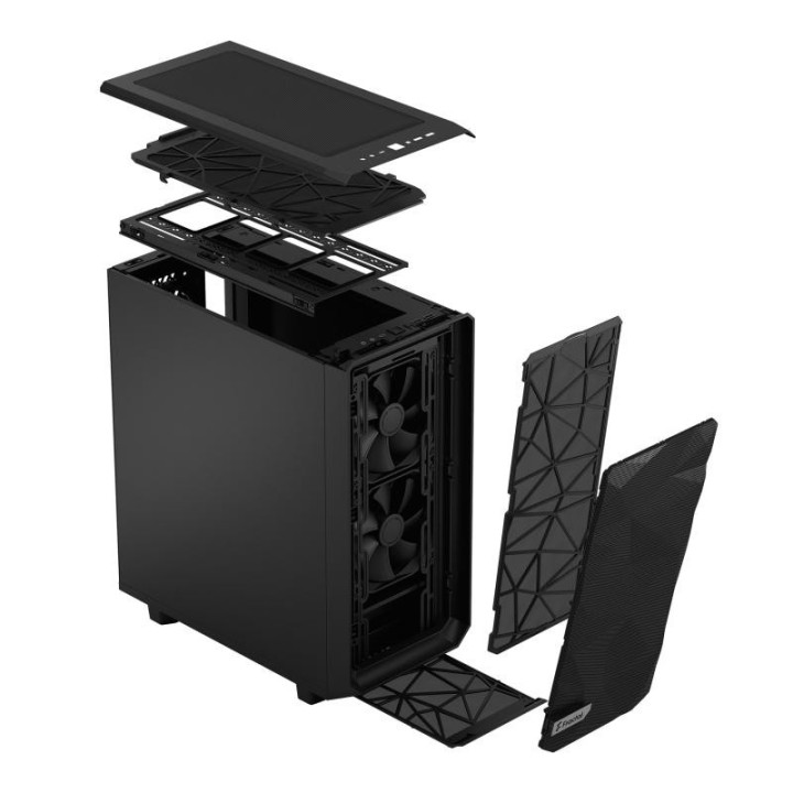 FRACTAL MESHIFY 2 COMPACT BLACK SOLID 