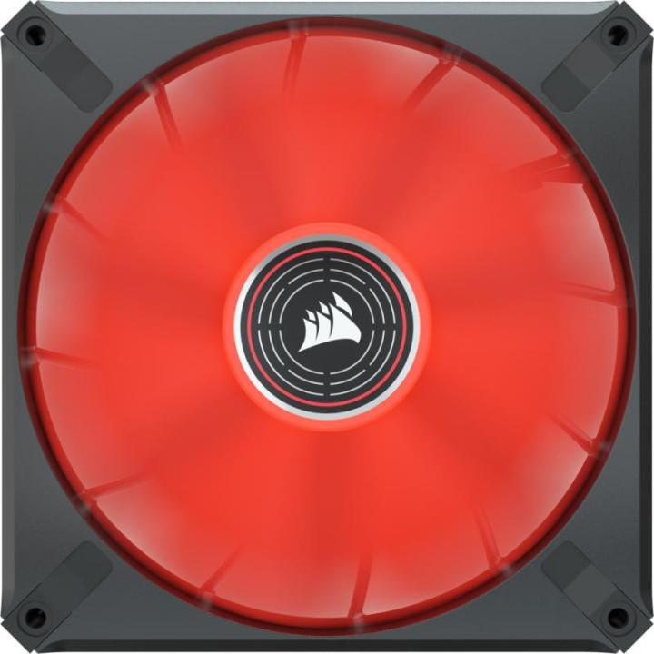 CORSAIR ML140 LED ELITE 140MM MAGNETIC LEVITATION ROUGE SINGLE PACK 