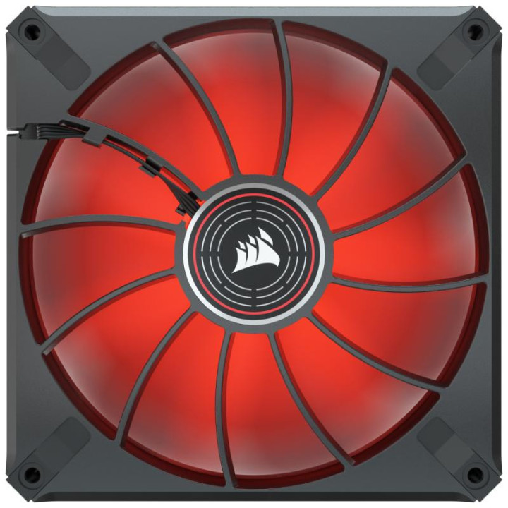 CORSAIR ML140 LED ELITE 140MM MAGNETIC LEVITATION ROUGE SINGLE PACK 