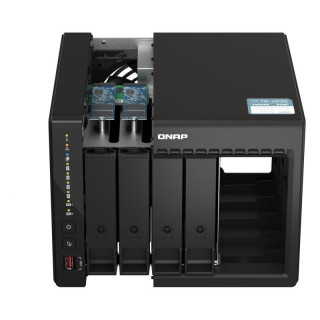 QNAP TS-453E NAS TOWER INTEL CELERON J6412 8 GO 0 TO QNAP QTS NOIR 
