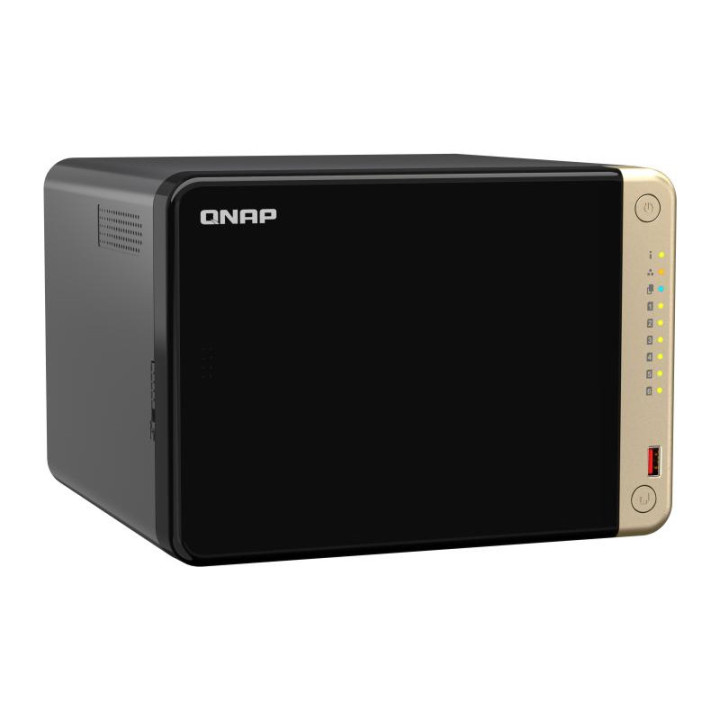 QNAP TS-664 NAS TOWER INTEL CELERON N5095 8 GO DDR4 0 TO QNAP QTS NOIR. BRONZE 