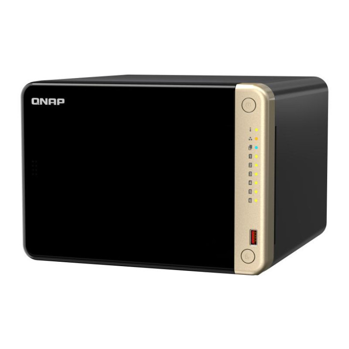 QNAP TS-664 NAS TOWER INTEL CELERON N5095 8 GO DDR4 0 TO QNAP QTS NOIR. BRONZE 