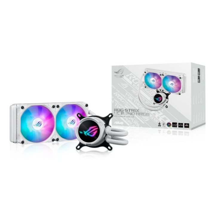 ASUS ROG STRIX LC III 240 ARGB WHITE EDITION PROCESSEUR KIT DE REFROIDISSEMENT DU LIQUIDE 12 CM BLANC 