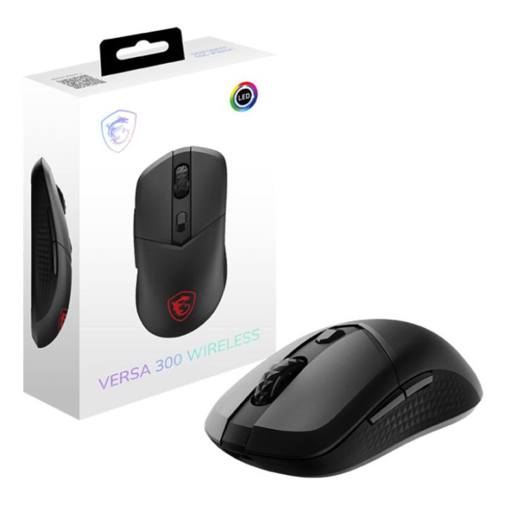 MSI VERSA 300 SOURIS GAMING DROITIER RF WIRELESS + BLUETOOTH + USB TYPE-C OPTIQUE 8000 DPI 