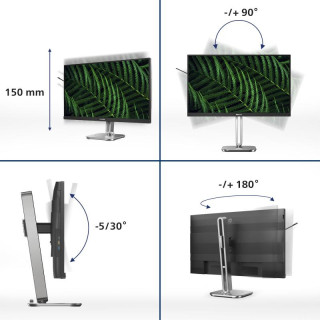 PHILIPS 5000 SERIES 24B2G5200/00 ECRAN PLAT DE PC 60.5 CM (23.8) 1920 X 1080 PIXELS FULL HD LCD ANTHRACITE 