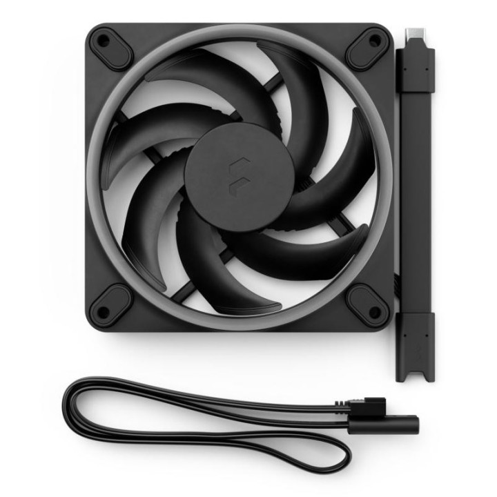 FRACTAL DESIGN MOMENTUM 12 RGB BOITIER PC VENTILATEUR 12 CM NOIR 3 PIECE(S) 
