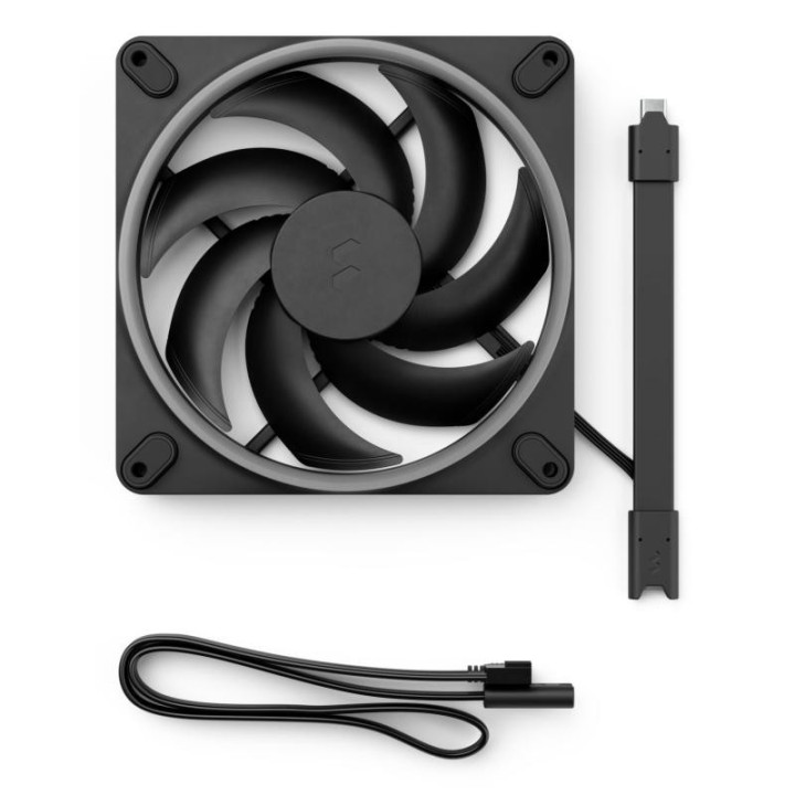 FRACTAL DESIGN MOMENTUM 14 RGB BOITIER PC VENTILATEUR 14 CM NOIR 1 PIECE(S) 