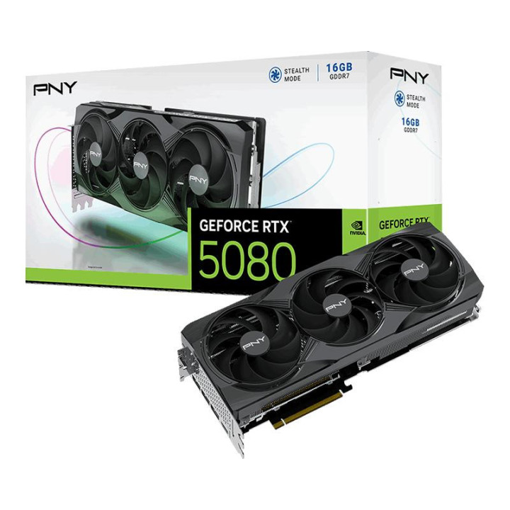 PNY RTX 5080 16GB TRIPLE FAN DLSS 4 