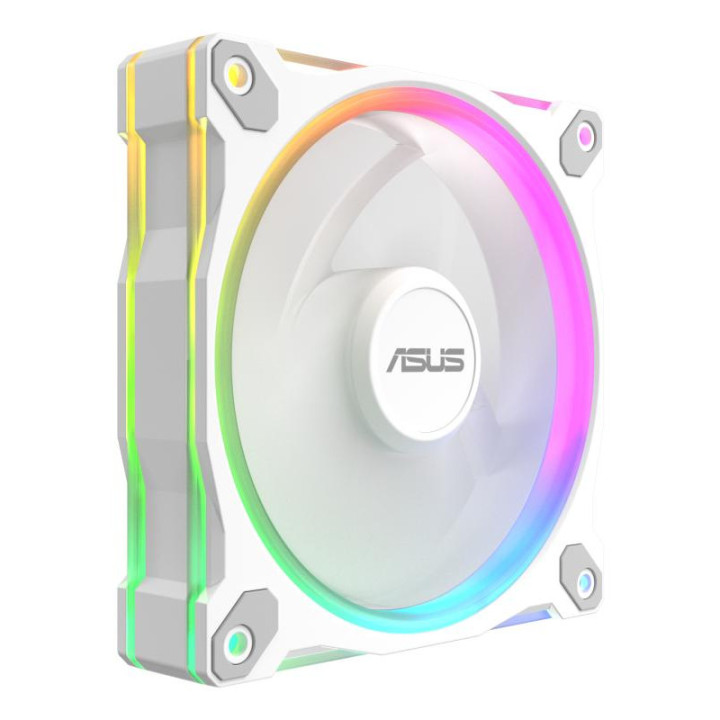 ASUS PRIME MR120 FAN ARGB WHITE 3IN1 BOITIER PC VENTILATEUR 12 CM BLANC 