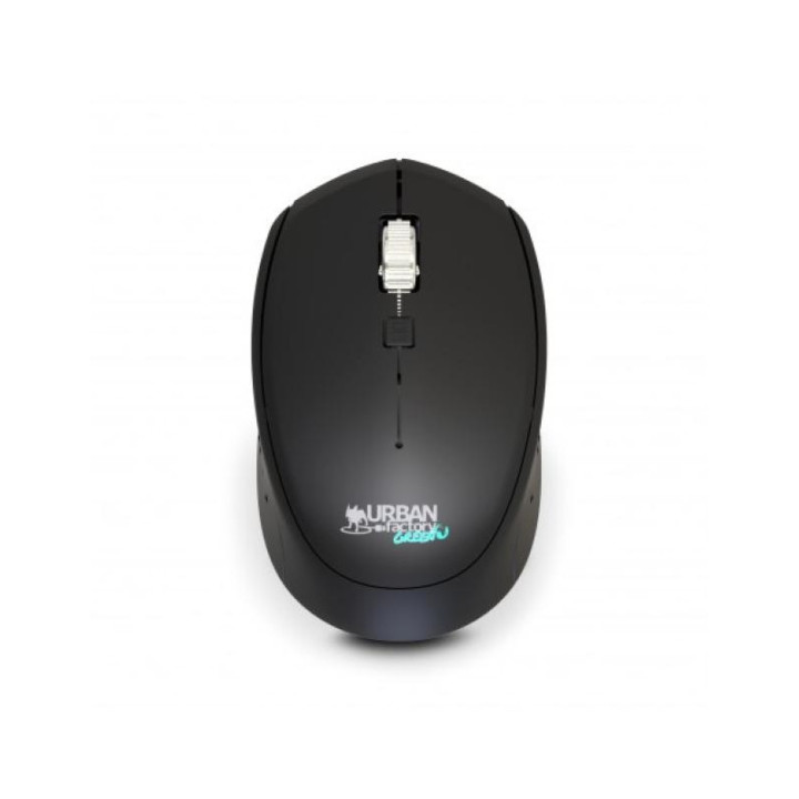 URBAN FACTORY CYCLEE SOURIS BUREAU AMBIDEXTRE RF SANS FIL 1600 DPI 