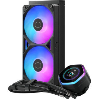 COOLER MASTER MASTERLIQUID ATMOS II 240 LCD BLACK PROCESSEUR KIT DE REFROIDISSEMENT DU LIQUIDE 12 CM NOIR 1 PIECE(S) 