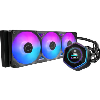 COOLER MASTER MASTERLIQUID ATMOS II 360 LCD BLACK PROCESSEUR KIT DE REFROIDISSEMENT DU LIQUIDE 12 CM NOIR 1 PIECE(S) 