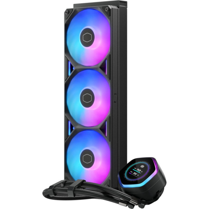 COOLER MASTER MASTERLIQUID ATMOS II 360 LCD BLACK PROCESSEUR KIT DE REFROIDISSEMENT DU LIQUIDE 12 CM NOIR 1 PIECE(S) 
