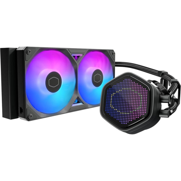 COOLER MASTER MASTERLIQUID ATMOS II 240 PIXEL LED BLACK PROCESSEUR KIT DE REFROIDISSEMENT DU LIQUIDE 12 CM NOIR 1 PIECE(S) 
