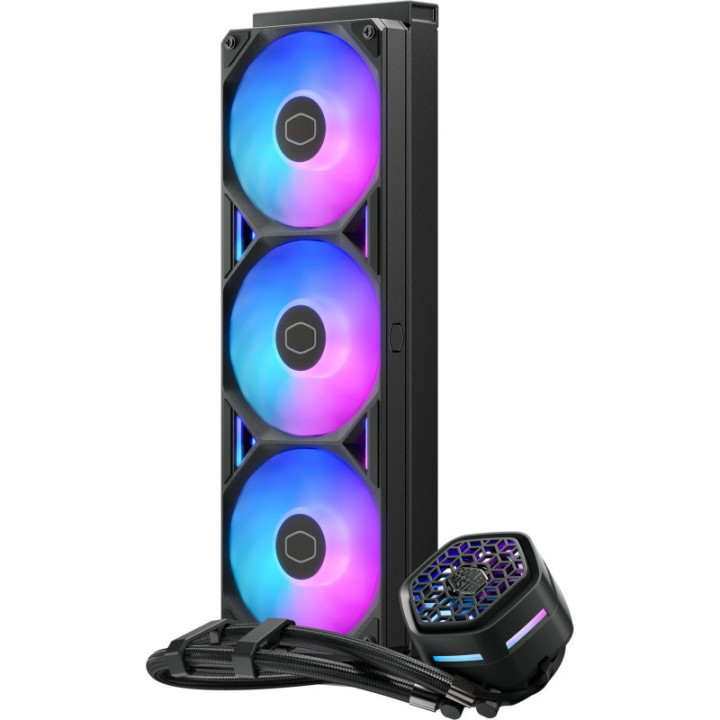 COOLER MASTER MASTERLIQUID ATMOS II 360 VRM FAN BLACK PROCESSEUR KIT DE REFROIDISSEMENT DU LIQUIDE 12 CM NOIR 1 PIECE(S) 