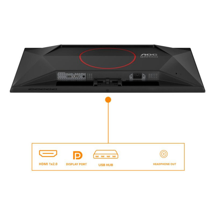 AOC G4 Q27G41ZDF ECRAN PLAT DE PC 67.3 CM (26.5) 2560 X 1440 PIXELS QUAD HD QD-OLED NOIR. ROUGE 