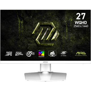 MSI MAG 274QRFW E20 ECRAN PLAT DE PC 68.6 CM (27) 2560 X 1440 PIXELS WIDE QUAD HD LCD BLANC 