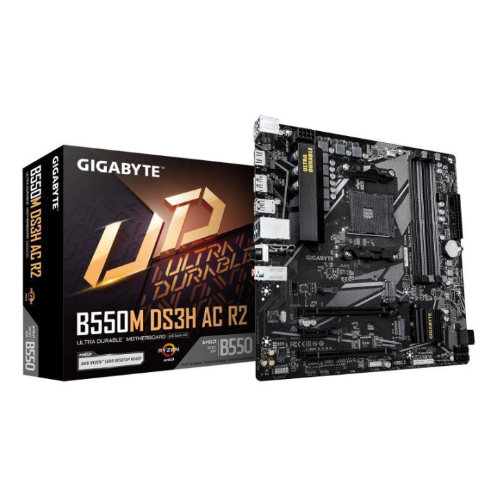 GIGABYTE B550M DS3H AC R2 