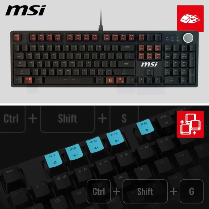 MSI FORGE GK320 RED FR 