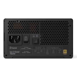 FRACTAL ION 3 GOLD 750W BLACK. EU CORD 
