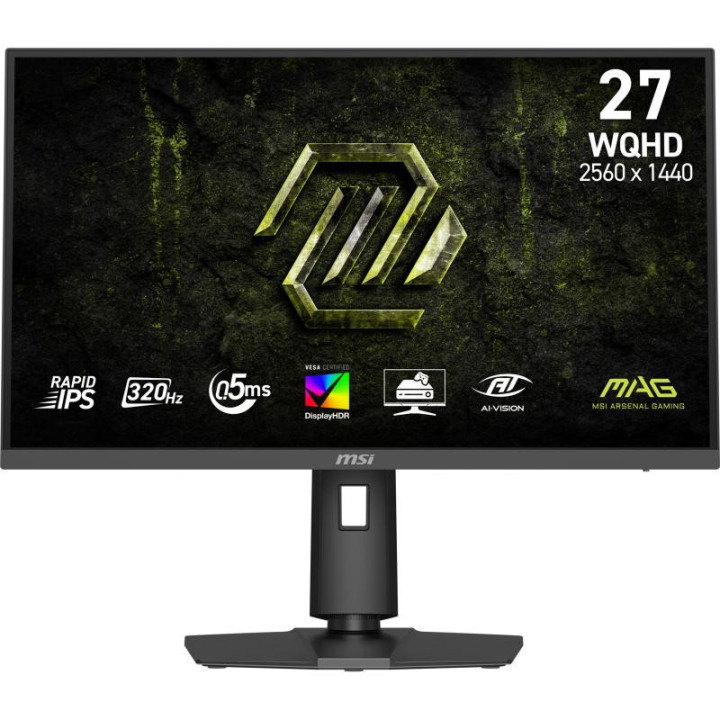 MSI MAG 274QPF X32 ECRAN PLAT DE PC 68.6 CM (27) 2560 X 1440 PIXELS WIDE QUAD HD LCD NOIR 