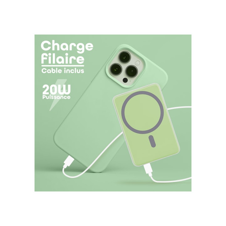 T'nB POWERBANK USB-C/5000 MAH/20W/VERT