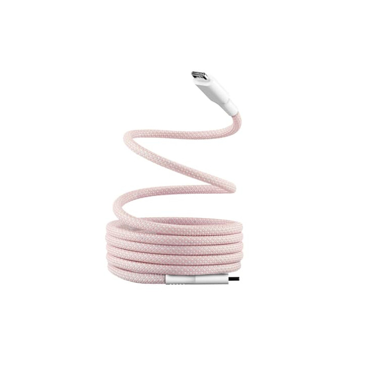 T'nB CABLE USB-C VERS USB-C - 1.5M - ROSE