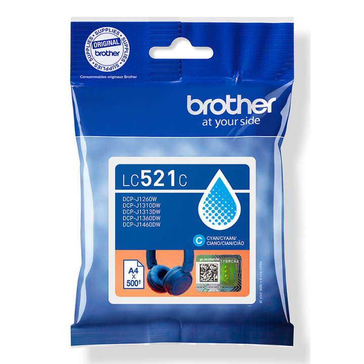 Brother CARTOUCHE D'ENCRE LC521C - CYAN