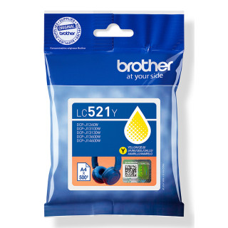 Brother CARTOUCHE D'ENCRE LC521Y - JAUNE